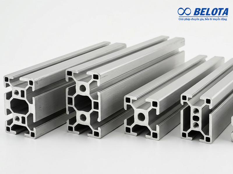 Nhôm định hình có trọng lượng nhẹ và khả năng chống ăn mòn tốt