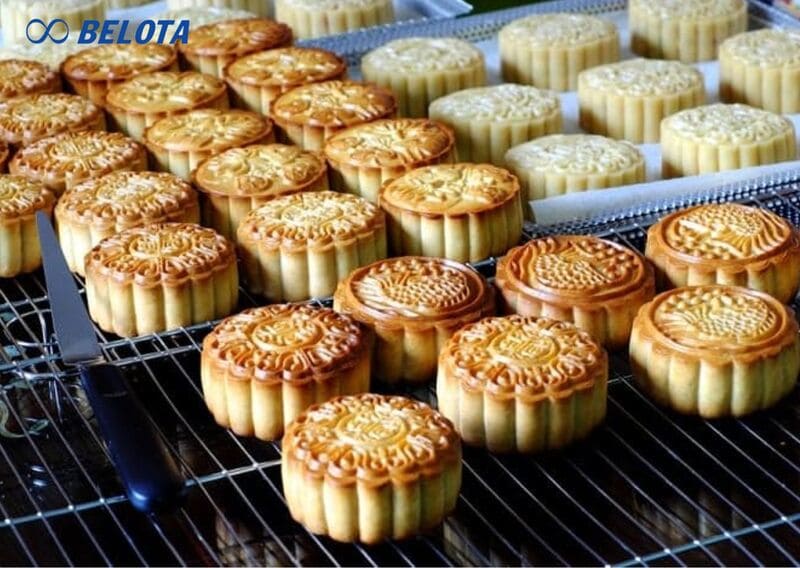 Nướng bánh bằng hệ thống băng tải lò nướng