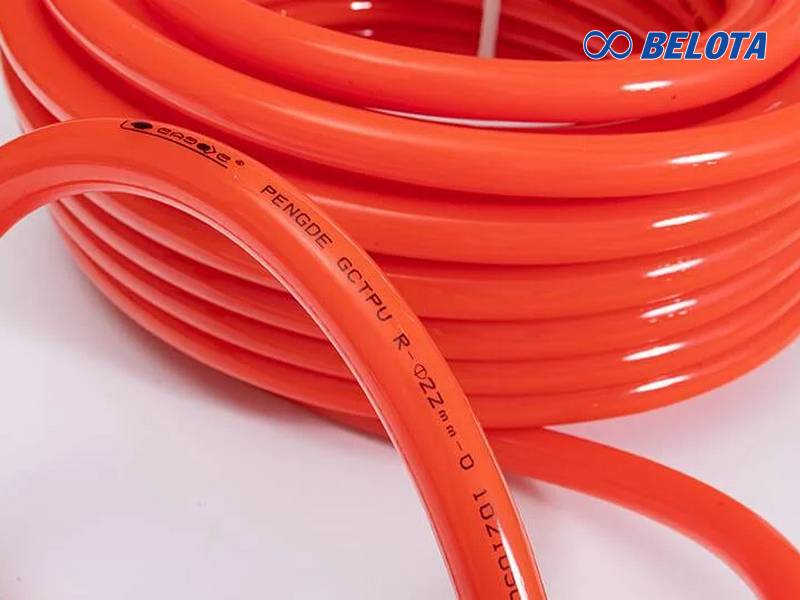 Orange PU Round Belt