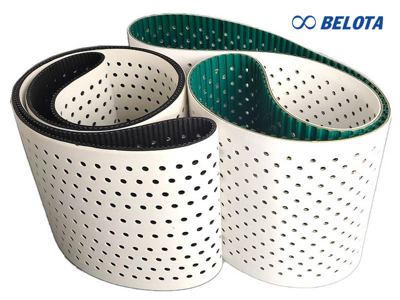Perforated PU belt