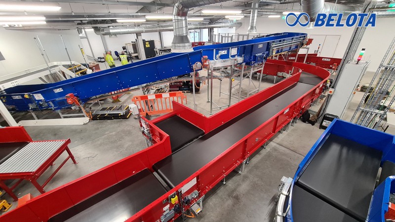 phụ kiện băng tải trong hệ thống sản xuất