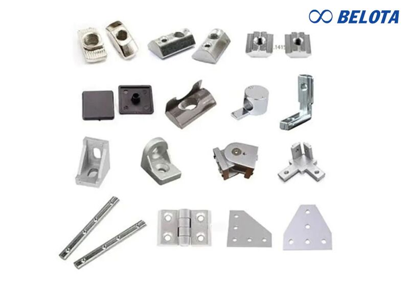 Phụ kiện nhôm định hình là các linh kiện và chi tiết cơ kh