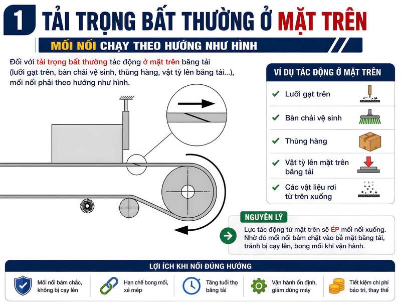 Phương pháp 1: Lắp cho tải trọng mặt trên