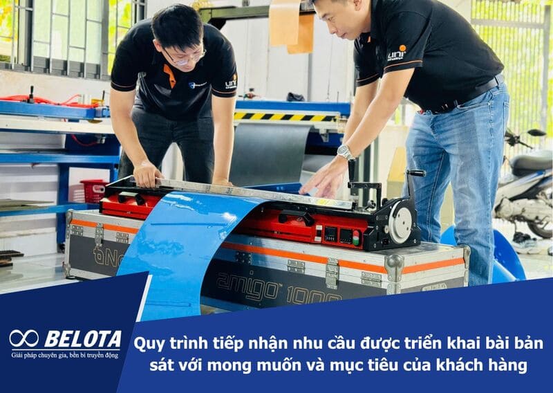 Quy trình tiếp nhận nhu cầu được triển khai bài bản sát với mong muốn và mục tiêu của khách hàng