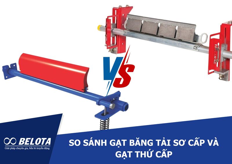 So sánh gạt băng tải sơ cấp và gạt thứ cấp