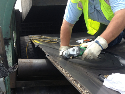 Sửa chữa băng tải cao su rách