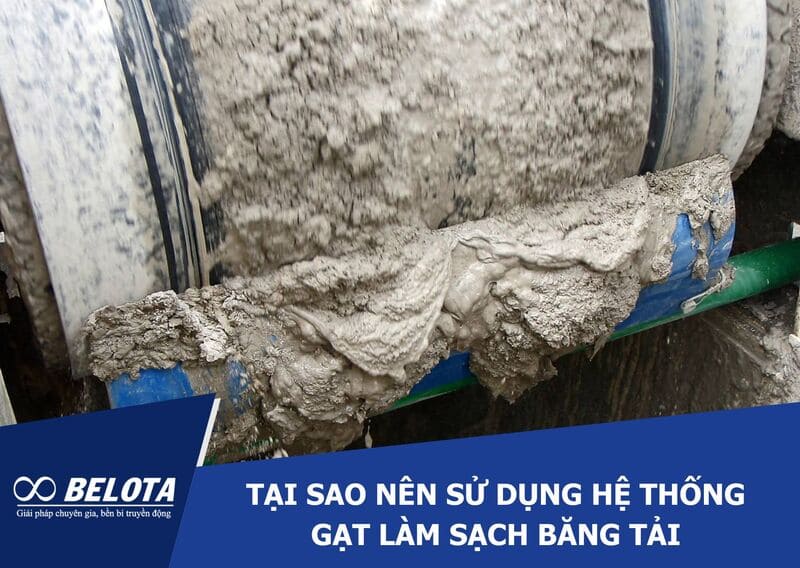 Tại sao nên sử dụng hệ thống gạt làm sạch băng tải
