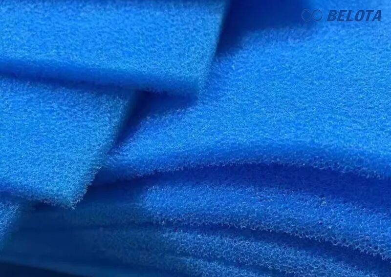 Tấm xốp silicon dạng ô mở làm lớp đệm chịu nhiệt giữa mâm ép và vật liệu
