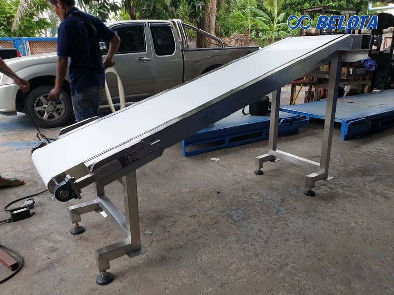 Technical specifications of white PU conveyor belts