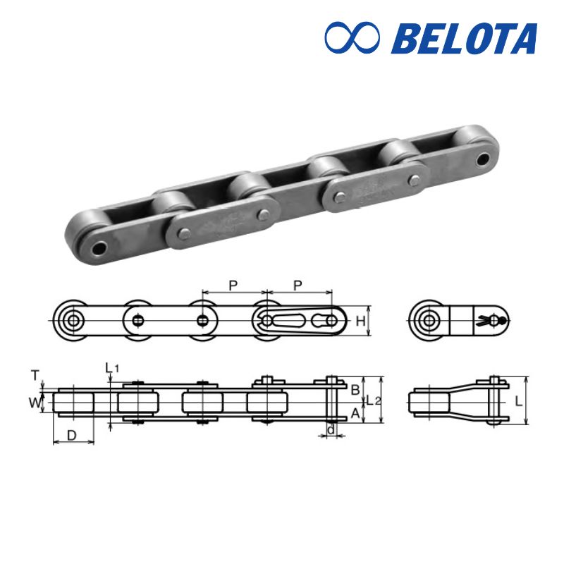 Thông số kỹ thuật chi tiết của xích C2060
