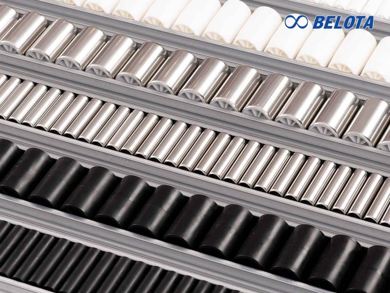 Thông số kỹ thuật chung của băng tải con lăn nhựa