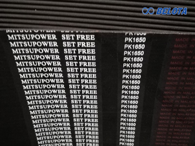 Thông số kỹ thuật cơ bản của dây curoa PK