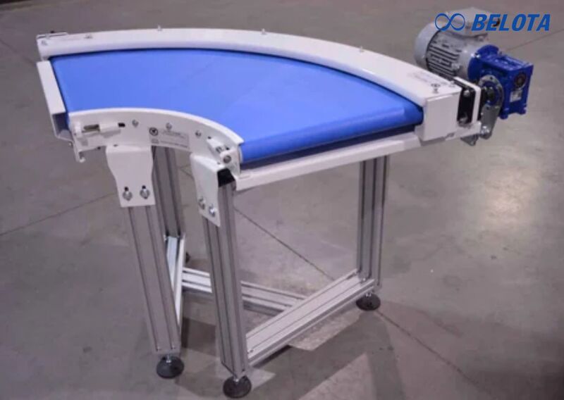 Thông số kỹ thuật của băng tải góc cong 90 độ