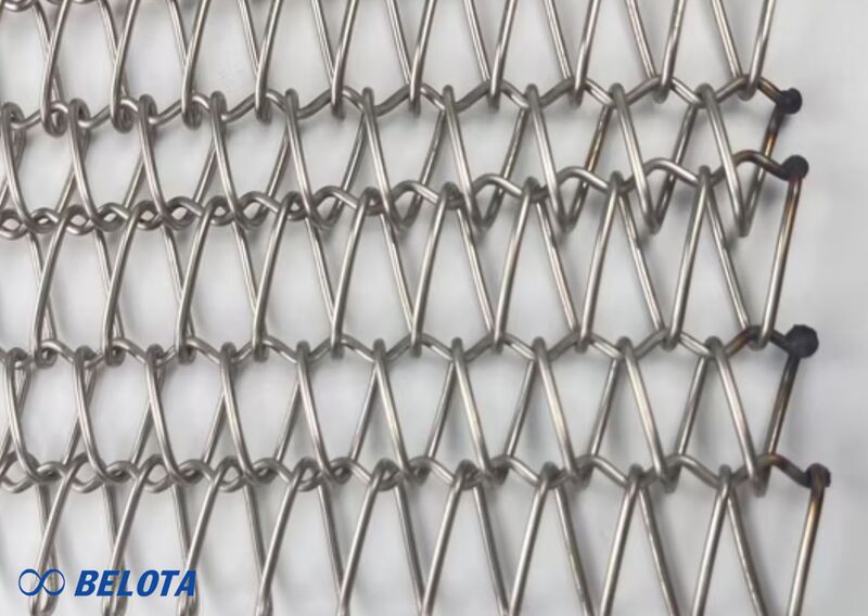 Thông số kỹ thuật của băng tải lưới đan V