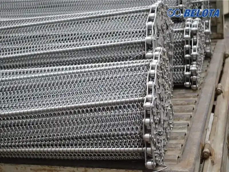 Thông số kỹ thuật phổ biến của băng tải lưới inox 304