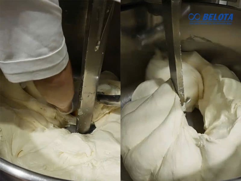 Trộn bột trong 15 phút