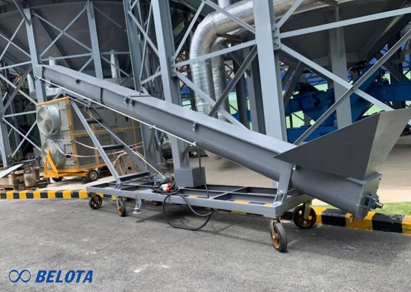 Ứng dụng thực tế của băng tải cao su nâng hạ