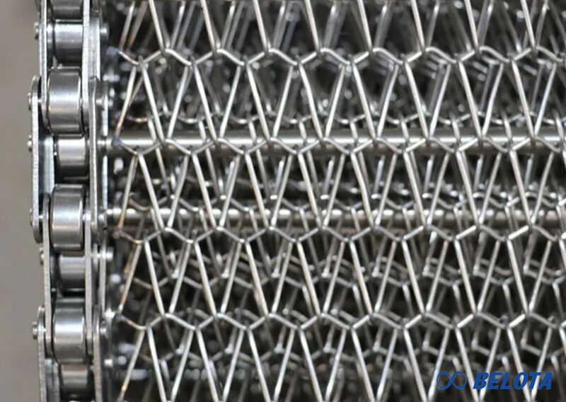 Ứng dụng thực tế của băng tải lưới inox 304