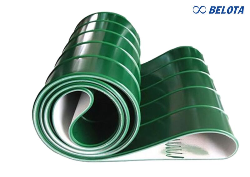Ứng dụng thực tế của băng tải PVC gân dọc
