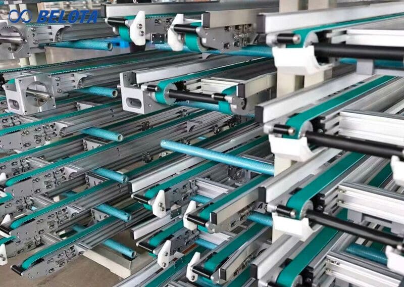 Ứng dụng thực tế của dây curoa PU phủ nylon xanh