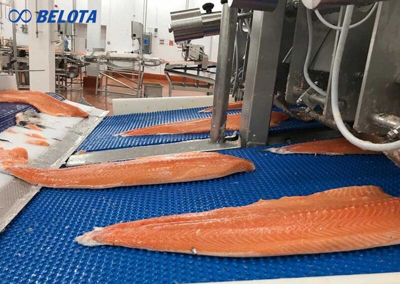 Ưu điểm của băng tải nhựa mặt hở