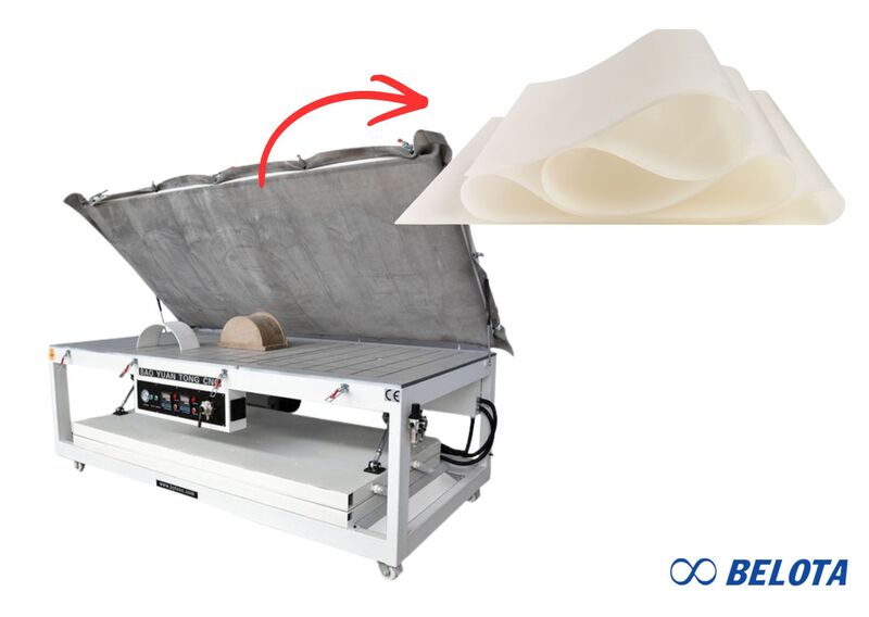 Vì sao cần lựa chọn đúng màng silicon cho máy ép chân không