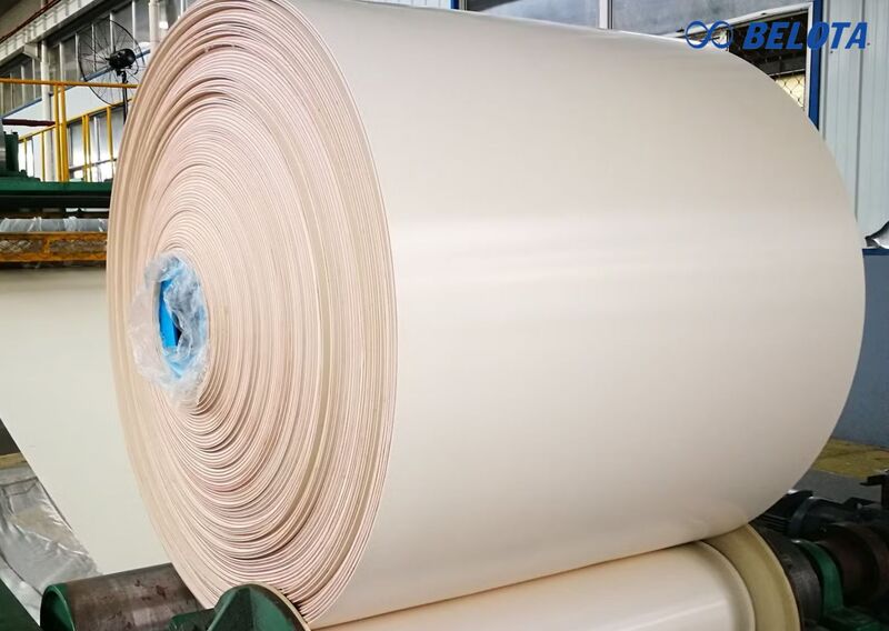 White rubber conveyor belts
