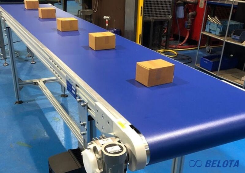 Xác định tải trọng trên băng tải pu