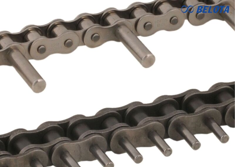 Xích chốt dài hoạt động dựa trên sự ăn khớp cơ học giữa con lăn và răng của đĩa xích