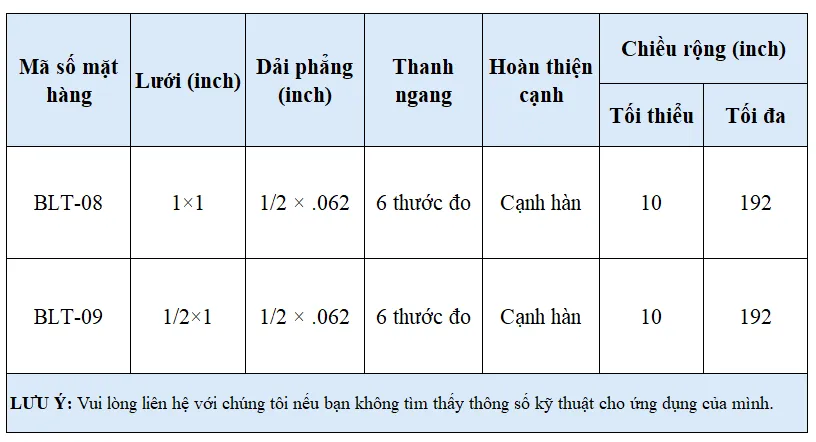 BLT- Thông số băng tải chạy cong